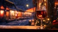Champagne festive cheers, Glasses wine, celebration concept