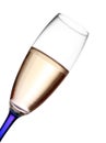 Champagne flute closeup Royalty Free Stock Photo