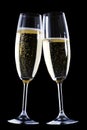 Champagne flutes Royalty Free Stock Photo