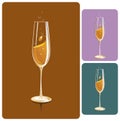 Champagne glass Royalty Free Stock Photo