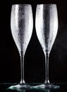 Champagne glasses Royalty Free Stock Photo