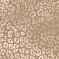 Champagne Golden Metallic Animal Print Pattern on brown Cork Texture Background, Digital Paper