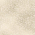 Champagne Golden Metallic Animal Print Pattern on Vintage Ivory Texture Background, Digital Paper