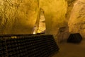 Champagne House Taittinger Caves Pupitres Royalty Free Stock Photo