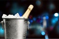 Champagne Ice Bucket Royalty Free Stock Photo