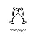 Champagne icon from Drinks collection.