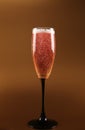 Champagne pink fizz celebration Royalty Free Stock Photo