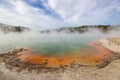 Champagne Pool in Wai-o-tapu an active geothermal area, New Zealand Royalty Free Stock Photo