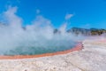 Champagne pool at Wai-O-Tapu in New Zealand Royalty Free Stock Photo