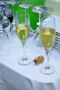 CHAMPAGNE SERVED Royalty Free Stock Photo