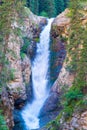 Champagne splash waterfall in Kyrgyzstan