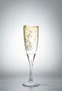 champagne splashing out of a glass Royalty Free Stock Photo