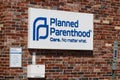 Planned Parenthood location. Planned Parenthood provides reproductive health services in the US V Royalty Free Stock Photo