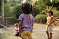 CHAMPASAK, LAOS - FEBRUARY 26 : Unidentified Children Royalty Free Stock Photo