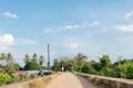 Historic Bridge between Don Det and Don Khon. built by the French in the Mekong River, 4000 islands, Champasak Province, Laos