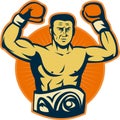 Champion boxer championship belt