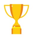 Champion cup vector icon.