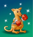 Champion kangaroo character.