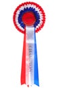 Champion rosette isolated