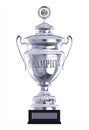 Champion silver trophy Royalty Free Stock Photo