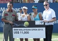 Champions of Doubles BMW Malaysian Open 2012 Royalty Free Stock Photo