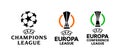 Champions League, UEFA Europa League, Europa Conference League