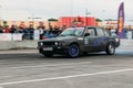 Championship of the drift race competition among professional racers in Russia riders` summer performances