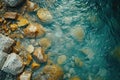 Championship River Rock Skipping Contest Royalty Free Stock Photo