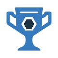 Championship, winning icon. Simple editable vector illustration