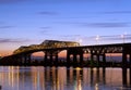 Champlain bridge Royalty Free Stock Photo