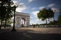 Champs Elysee Royalty Free Stock Photo