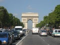 Champs Elysees and Arc de Triomphe, Paris