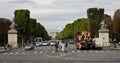 Champs Elysees Avenue Paris Royalty Free Stock Photo