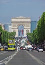 Champs Elysees, Paris Royalty Free Stock Photo