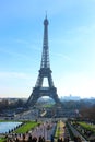 Champs the mars and the Eiffel tower,Paris,France Royalty Free Stock Photo