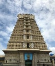 Chamundi Hill Temple, Mysore, Karnataka/India - June 15, 2018.