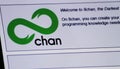 8chan website homepage before it was shut down