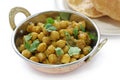 Chana masala , chickpea curry , indian dish Royalty Free Stock Photo