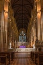 Chancel and altar of Saint Marys Cathedral, Sydney Australia.