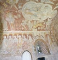 Chancel Frescoes, St Marys, Kempley Royalty Free Stock Photo