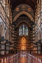 Chancel and part of nave of Saint Patrick Cathedral in Melbourne, Australia