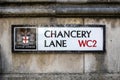 Chancery Lane in London, UK