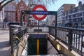 Chancery Lane Station closed during Lockdown.