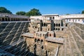 Image of chand baori a historical stepwell at bandikui rajasthan india