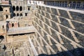 Image of chand baori a historical stepwell at bandikui rajasthan india