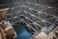 Chand Baori, one of the deepest stepwells in India Royalty Free Stock Photo