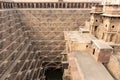 Chand Baori stepwell situated in the village of Abhaneri near Jaipur India. Royalty Free Stock Photo