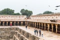 Chand Baori, a stepwell in the village of Abhaneri near Jaipur