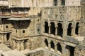 The Chand Baori stepwell in the village of Abhaneri, Rajasthan,