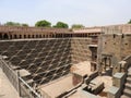 Chand Baori well, one of the deepest steps in India Royalty Free Stock Photo